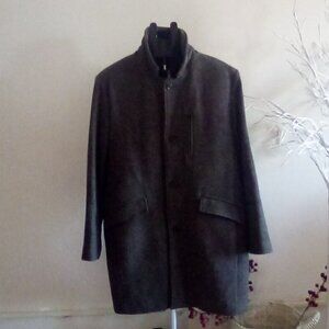 Andrew Marc New York Mens Wool Coat Size L